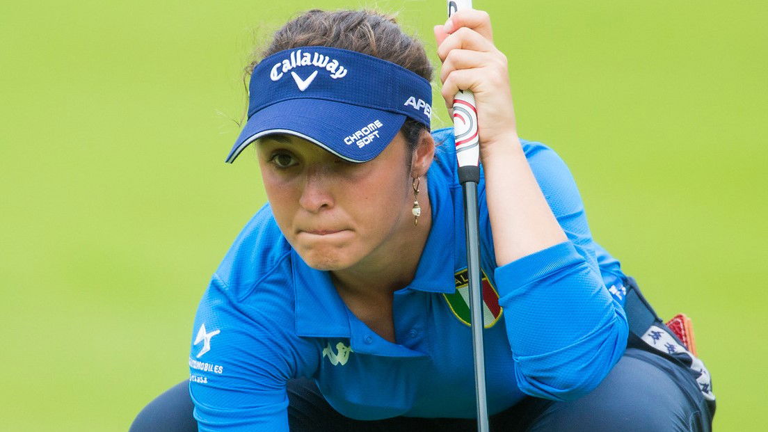 Italian amateur Carolina Melgrati, 19, shares lead at Scandinavian Mixed