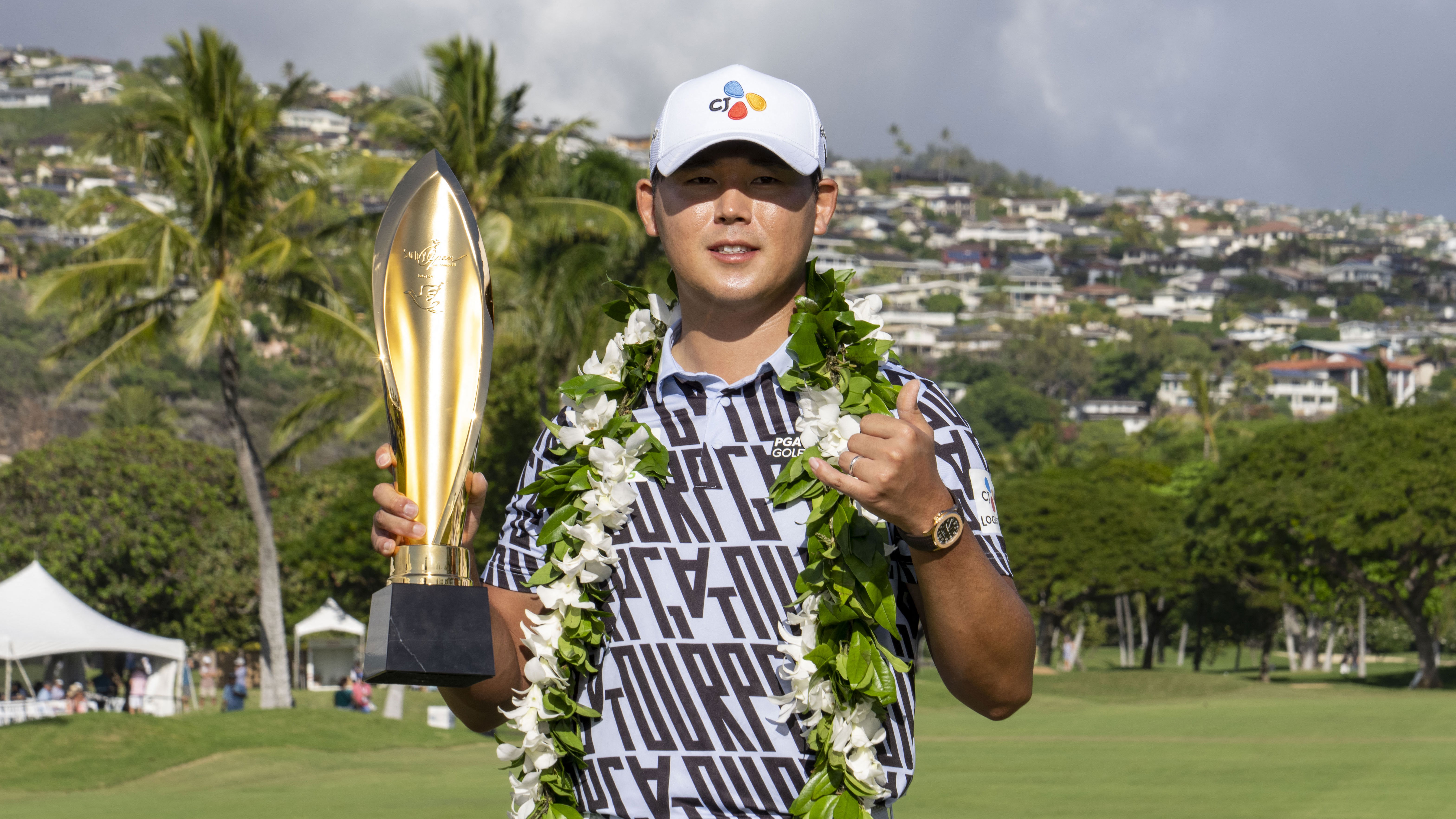 Si Woo Kim produces EPIC FINISH to win Sony Open on PGA Tour