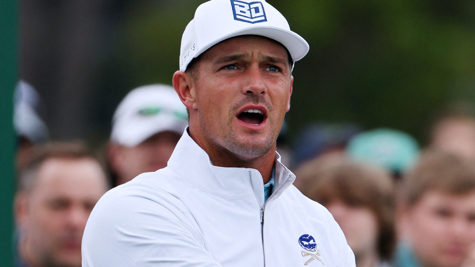 Bryson DeChambeau addresses 'par 67' comment while back at Augusta