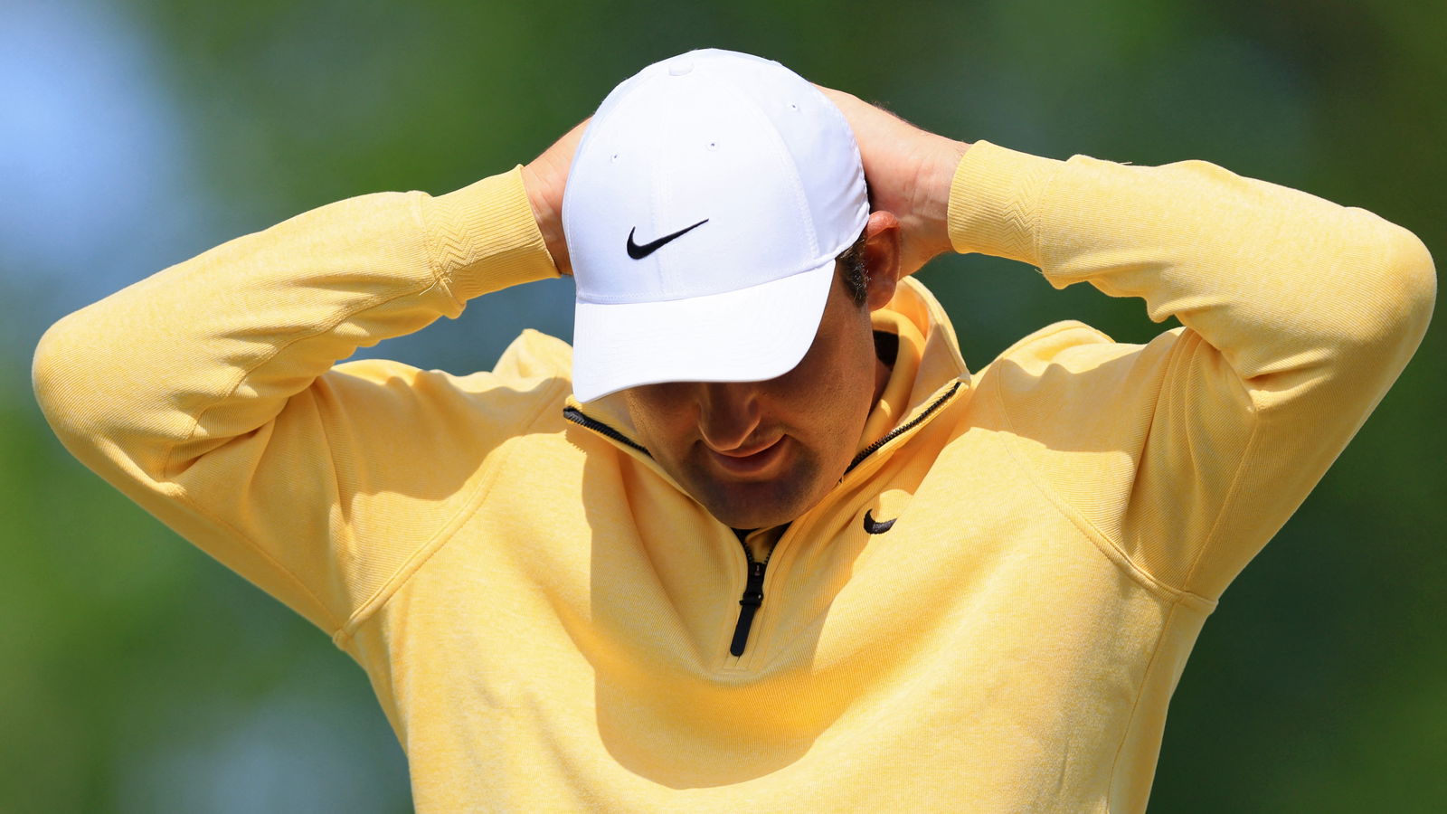 WATCH: Scottie Scheffler takes FIVE minutes to hit shot at PGA Championship