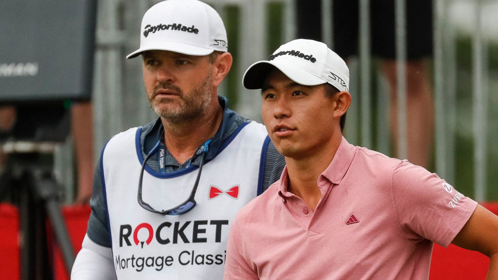 Collin Morikawa and caddie RIPPED over how they lined up a TWO-FOOTER