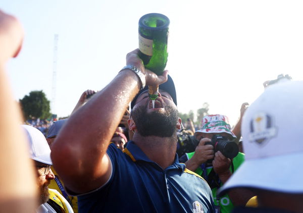 WATCH: Fan breaches security and goes for a dip after Europe seal Ryder Cup