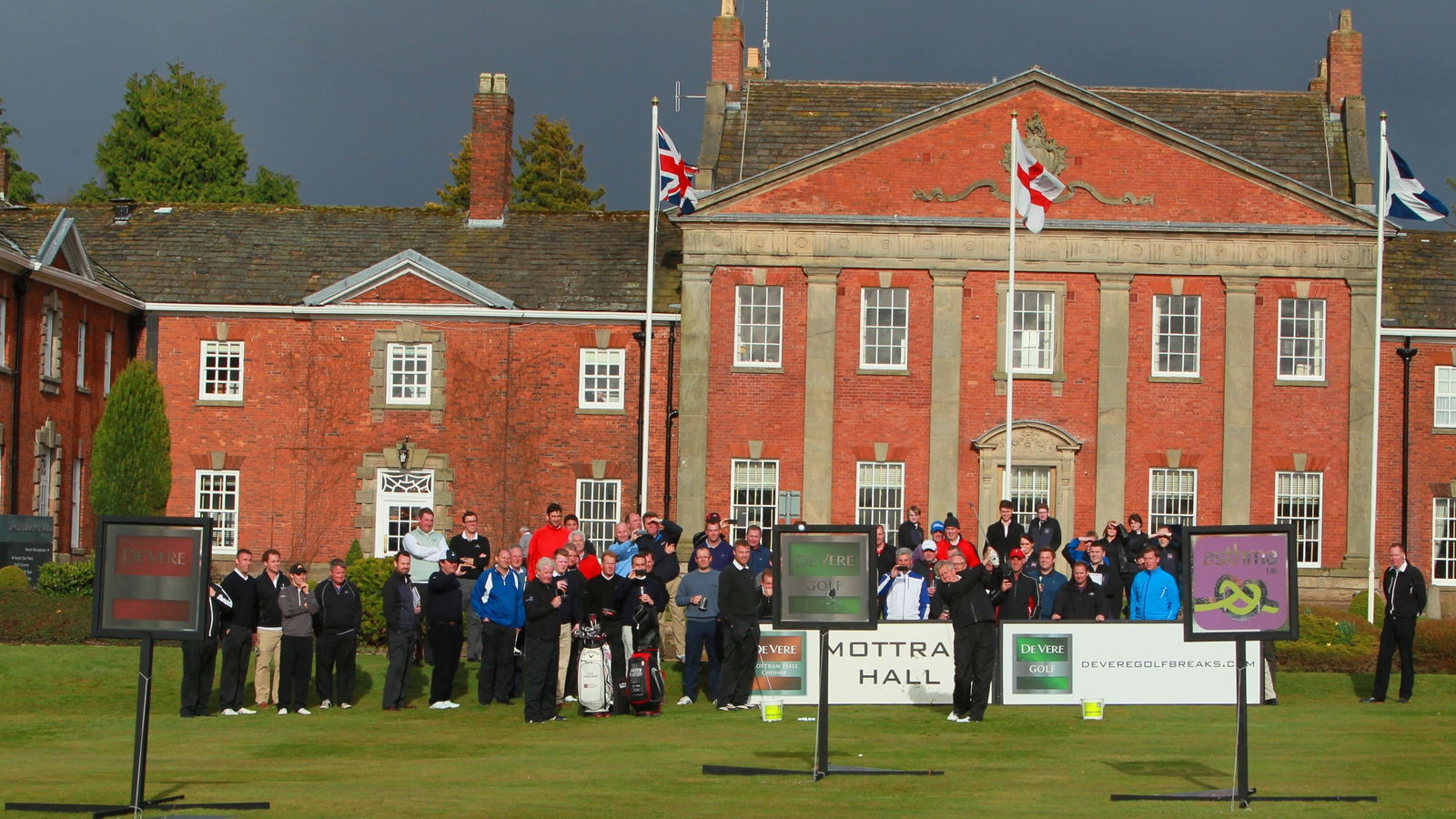 Monty and Flintoff relaunch Mottram Hall