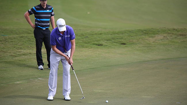 Always putt on the 'pro side'