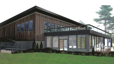 Golf club unveils new clubhouse after arson attack