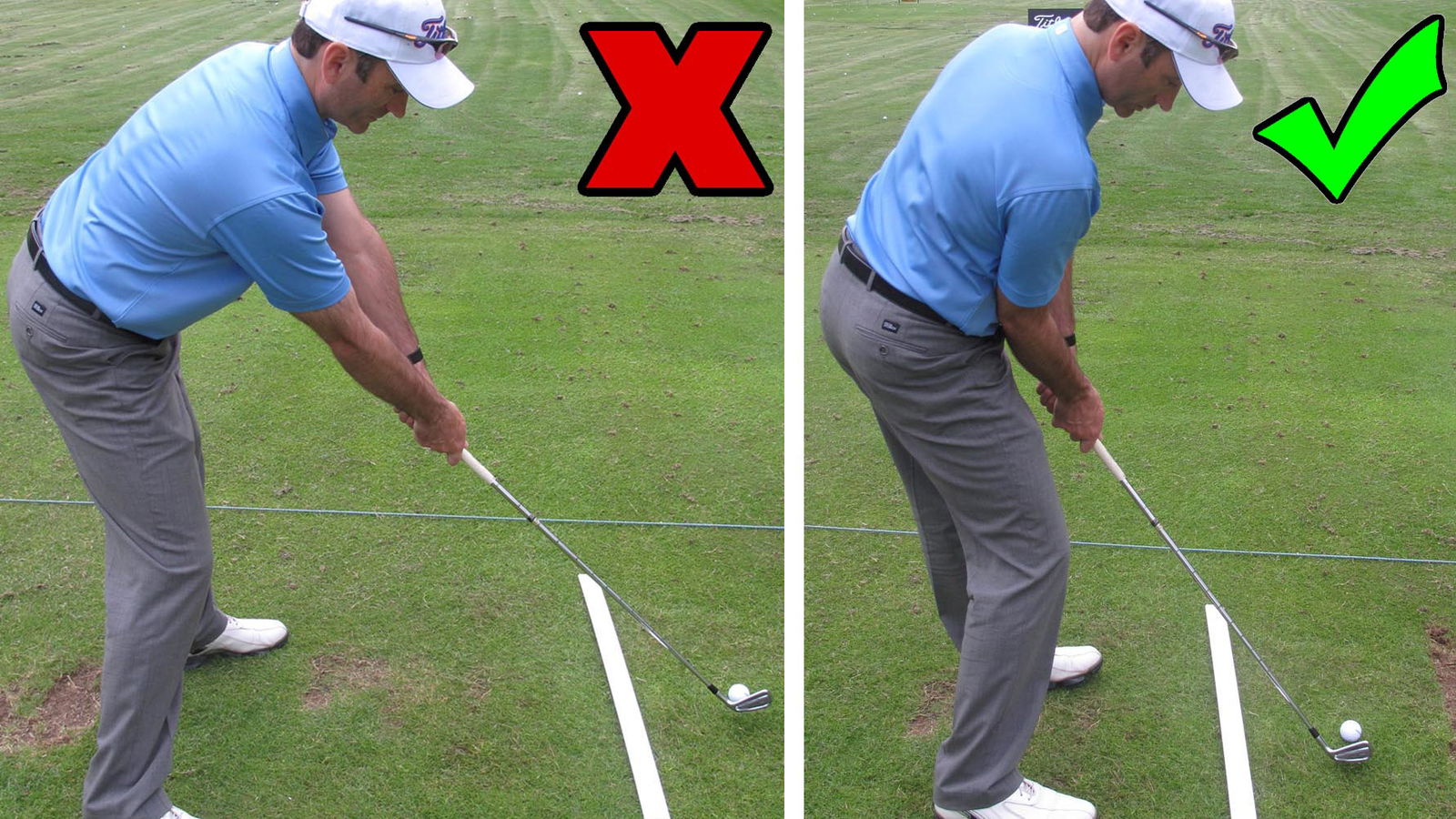 Golf Practice Drills: avoid the shank
