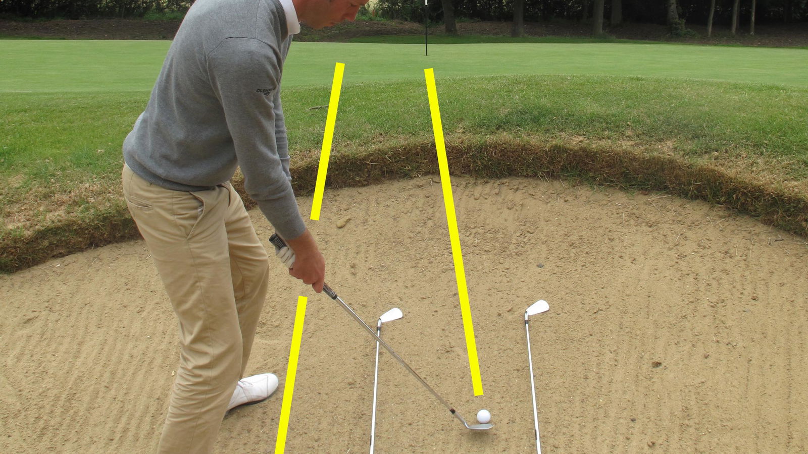 Toughest Golf Shots: upslope bunker shot