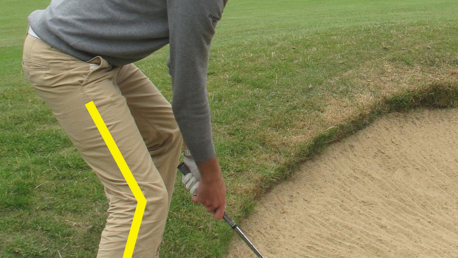 Toughest Golf Shots: feet outside bunker