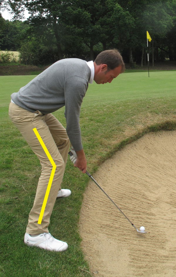 Toughest Golf Shots: feet outside bunker