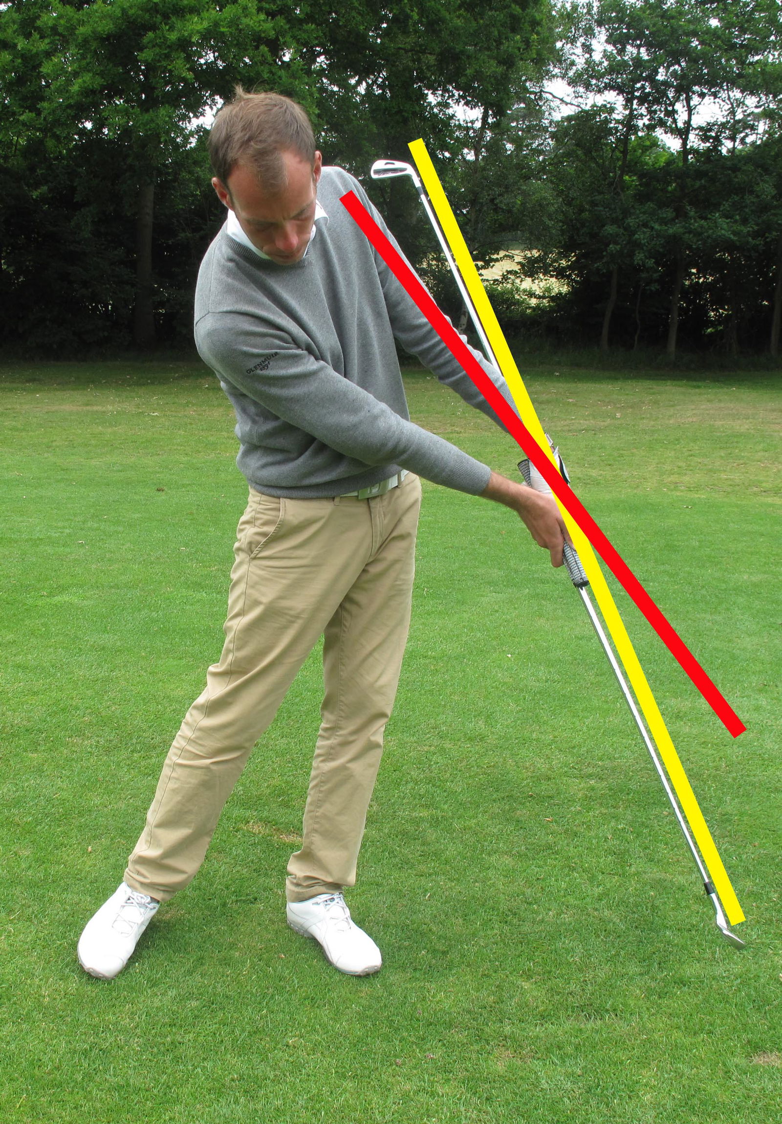 Golf Practice Drills: basic swing drill