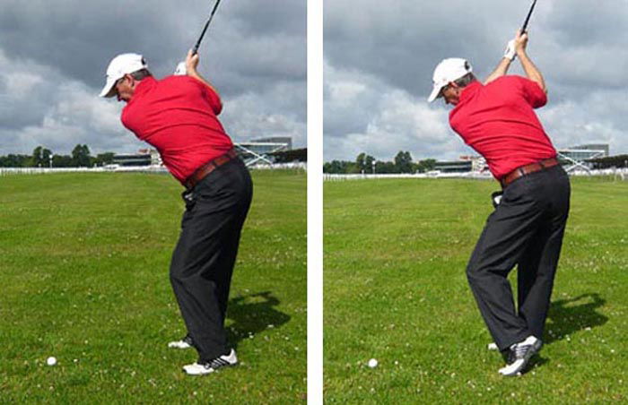 Golf tip: Quick feet will stop you slicing
