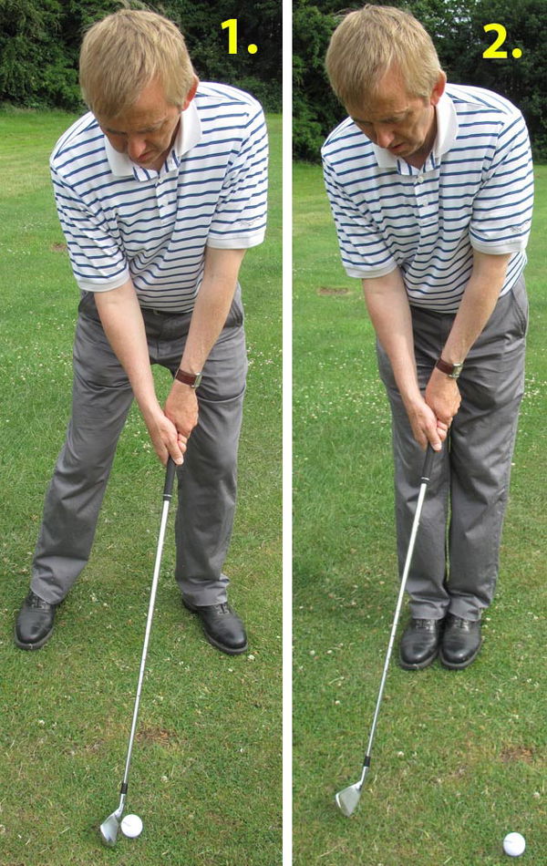 Golf Practice Drills: basic swing drill