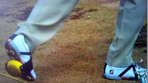 The Open: Harrington straps tennis balls to footwear