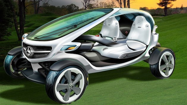 Mercedes Benz unveils prototype golf cart
