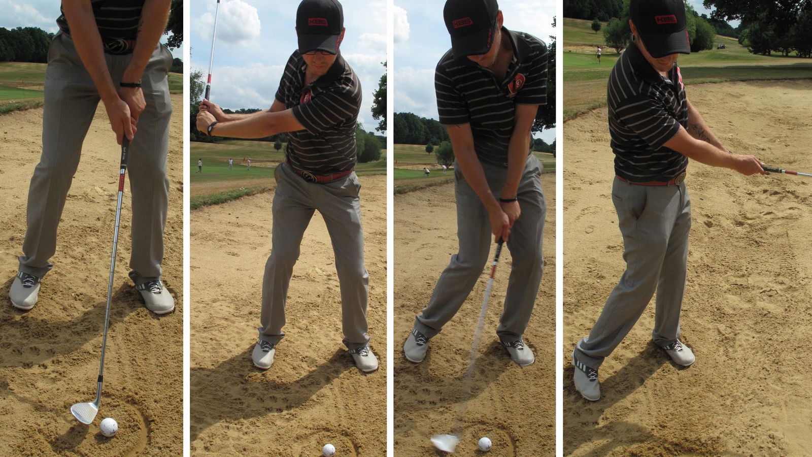 Golf Practice Drills: basic bunker drill