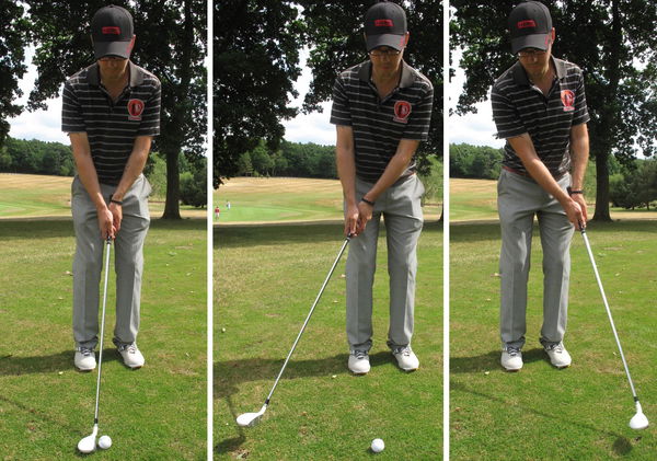 Golf Practice Drills: rescue club chip