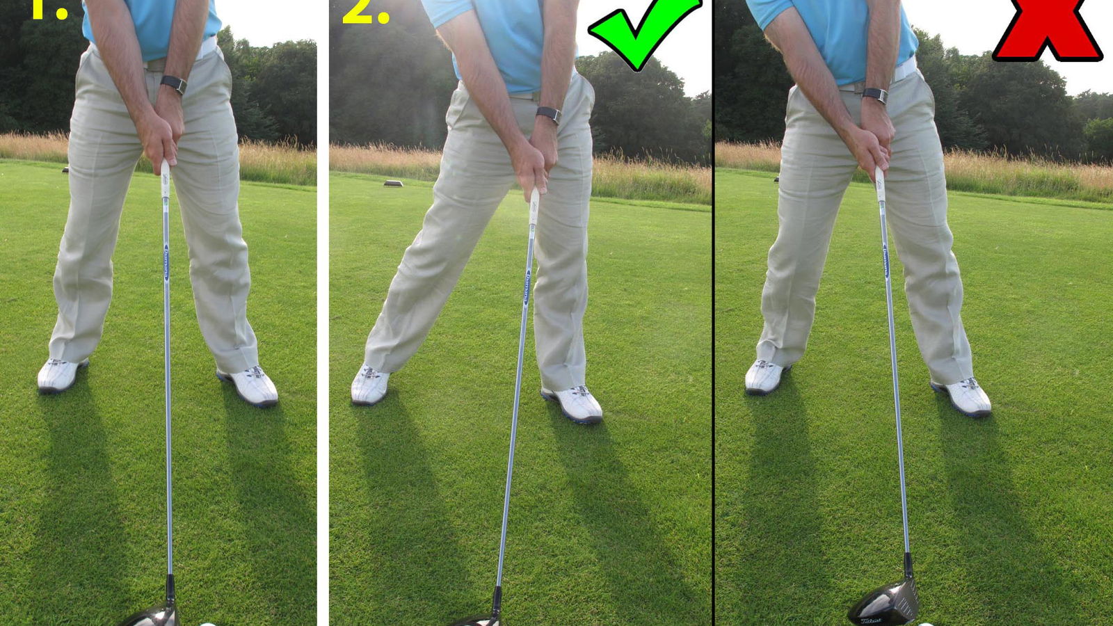 Golf Practice Drills: hit driver off the deck