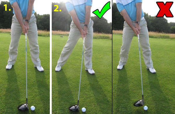 Golf Practice Drills: hit up with driver