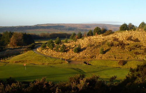 FORE! Rock falls 1,000 feet onto Swiss course