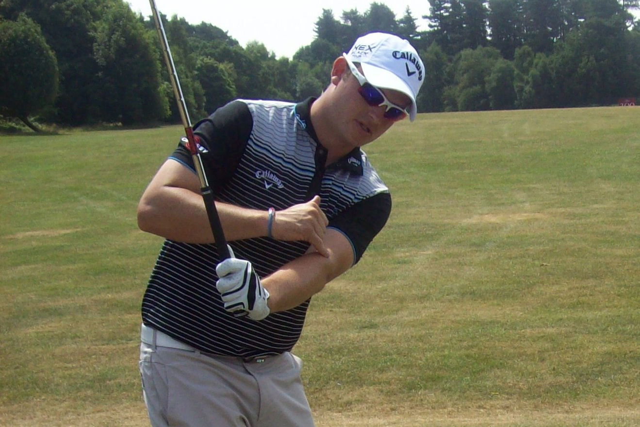 Golf Practice Drills: chipping alignment