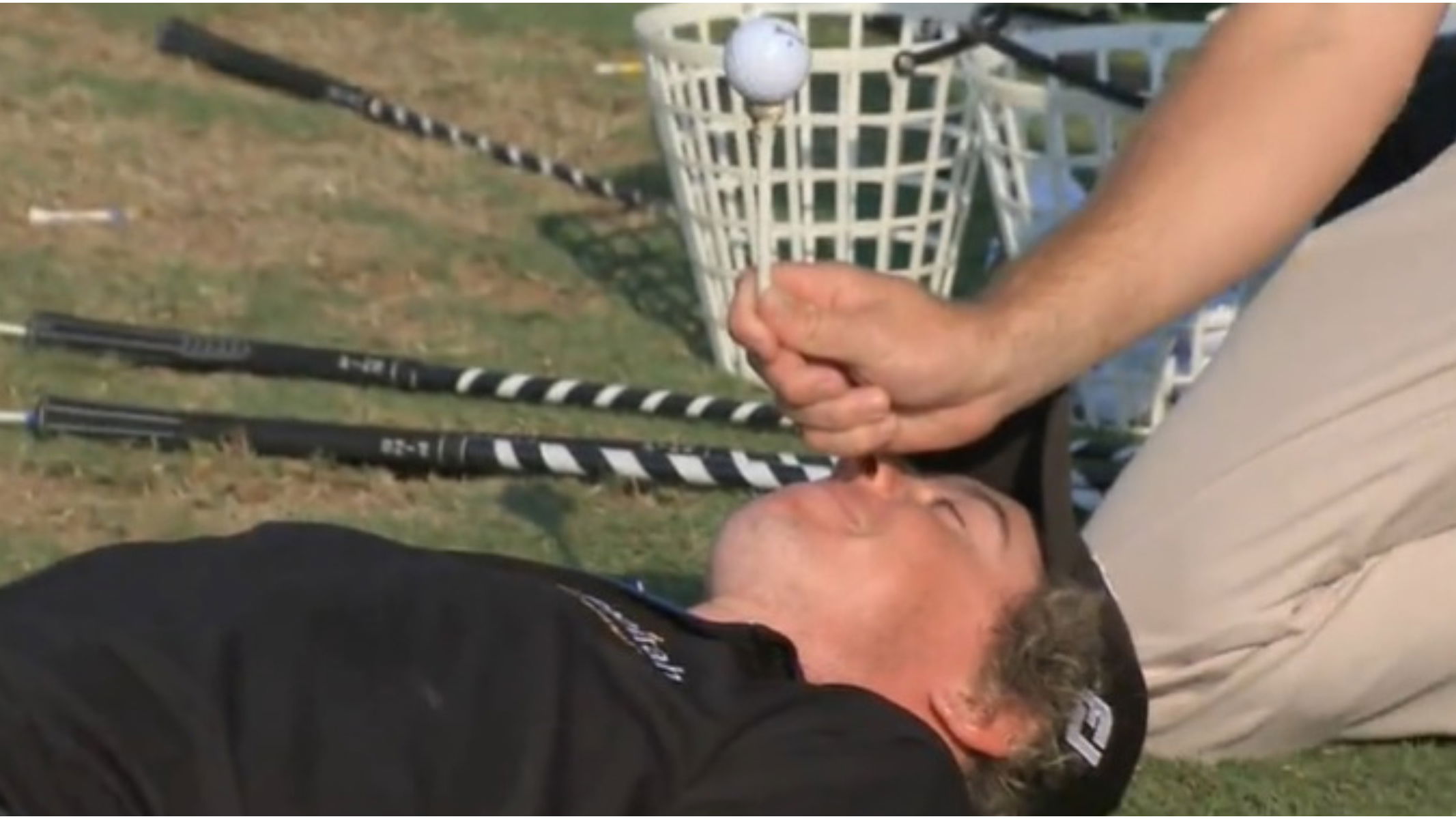 Rory McIlroy throwback: The time he was a test subject on a NERVY trick shot