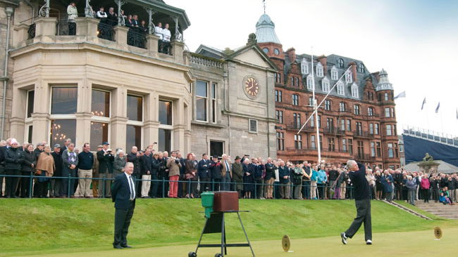 New R&A captain drives in to office