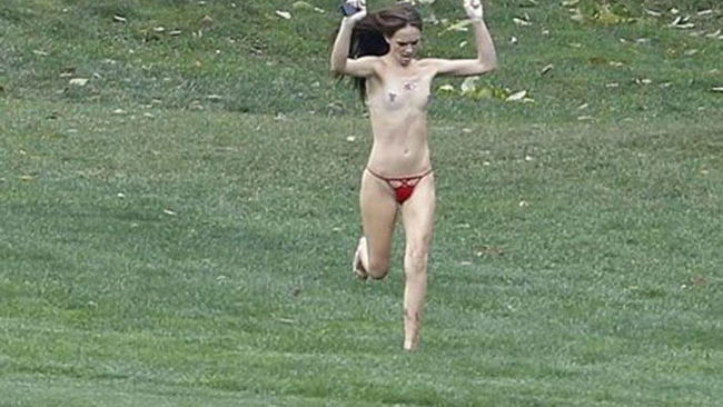 Presidents Cup Streaker 'wanted to create some excitement'