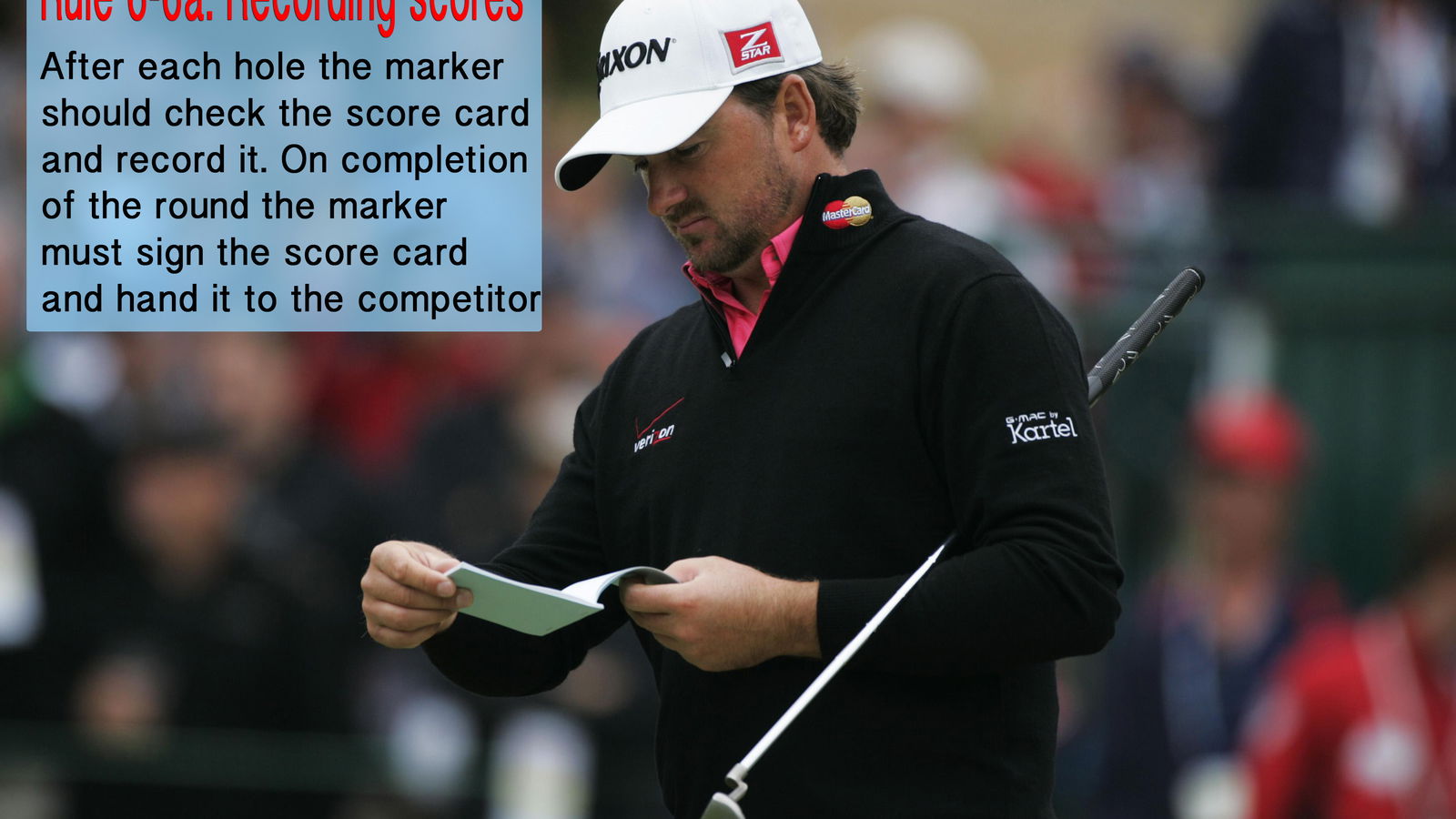 Golf Rule 6: The player