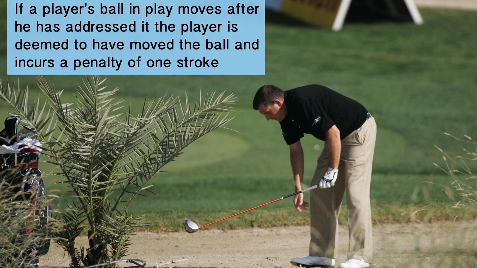 Golf Rule 18: Ball at rest moved