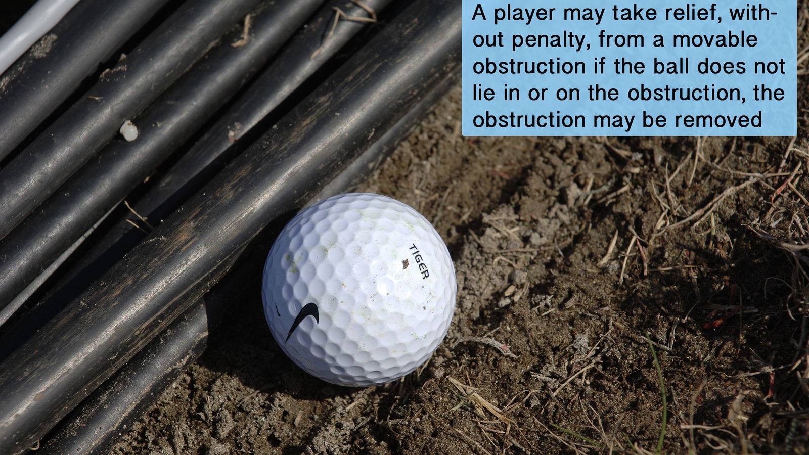 Golf Rule 24: Obstructions