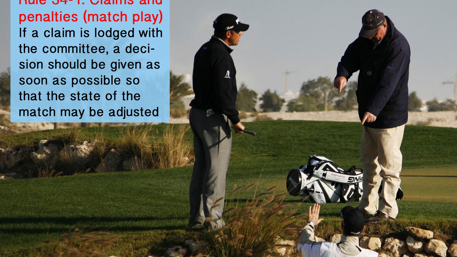 Golf Rule 34: Disputes and decisions