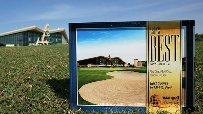 Abu Dhabi Golf Club wins best course in the Middle East second year running