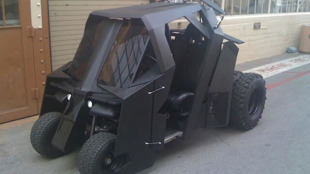 Batman Tumbler Golf Cart sold for $17,500!