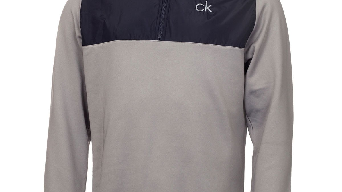 CALVIN KLEIN ½ ZIP MIDLAYER