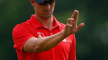 What's that thing Adam Scott does before he putts?