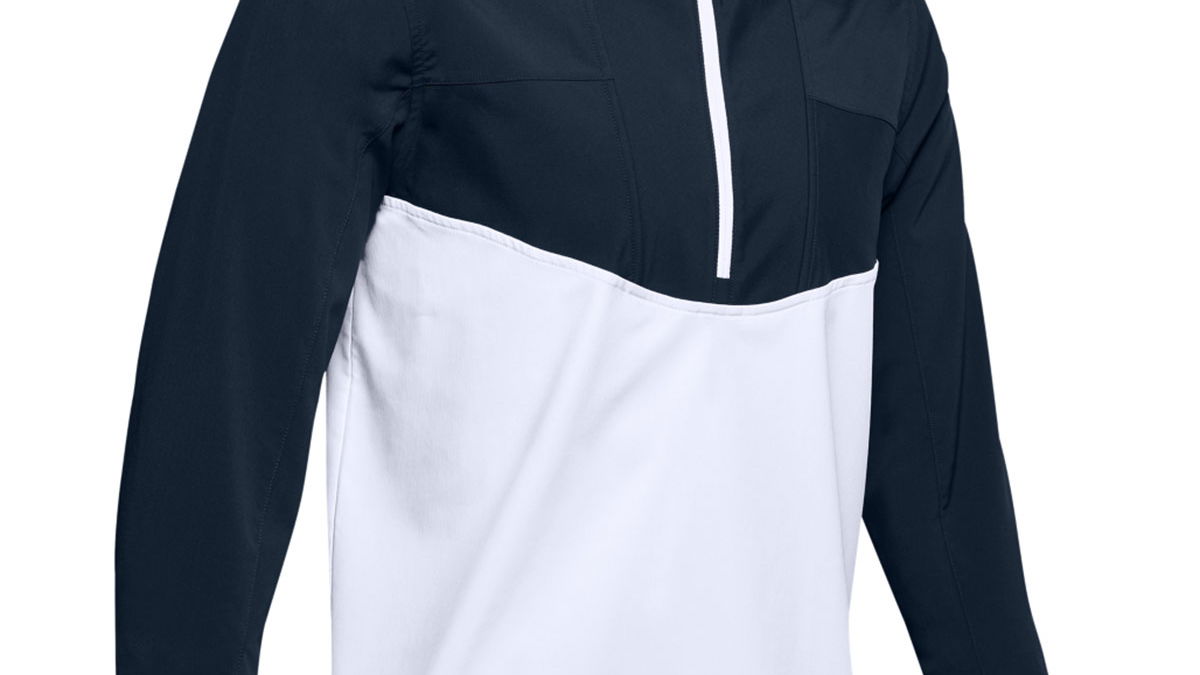 UNDER ARMOUR STORM WINDSTRIKE CRESTABLE 1/2 ZIP MIDLAYER