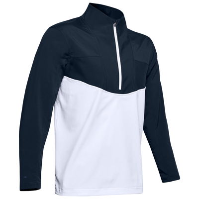 UNDER ARMOUR STORM WINDSTRIKE CRESTABLE 1/2 ZIP MIDLAYER