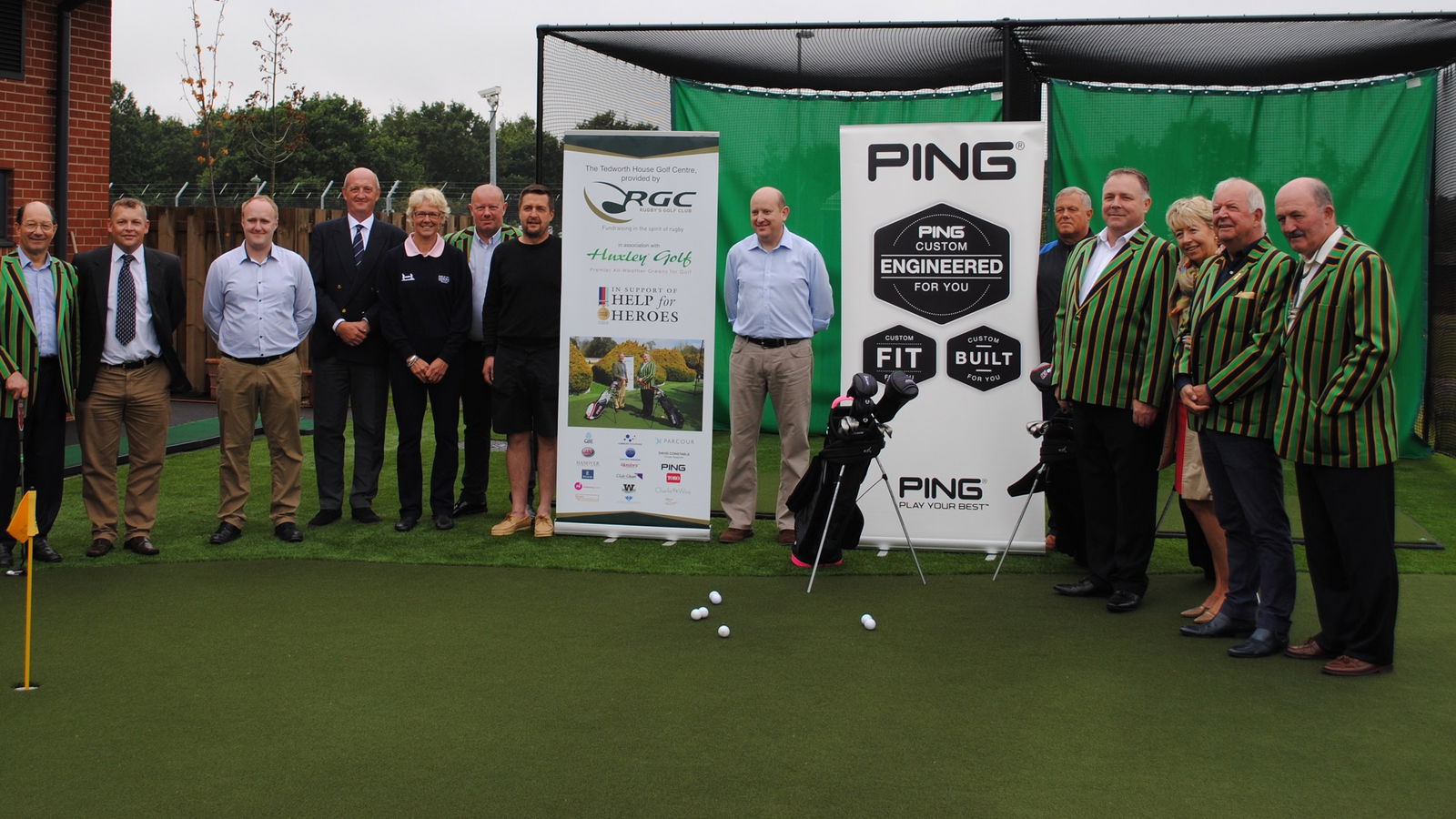 Huxley Golf helps heroes with new practice facility