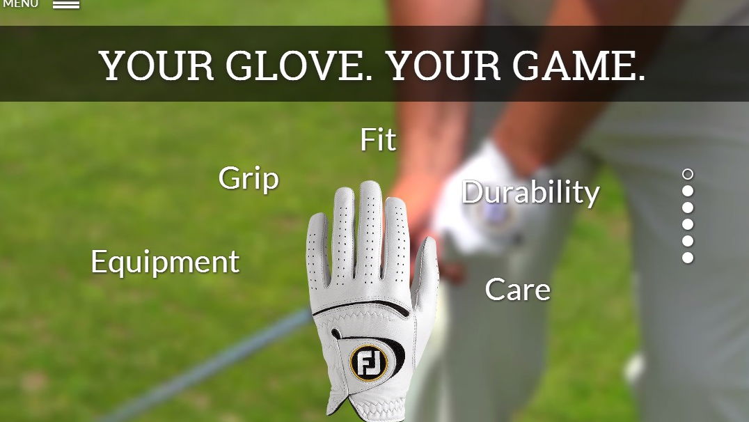 FootJoy's new microsite helping golfers find correct glove size