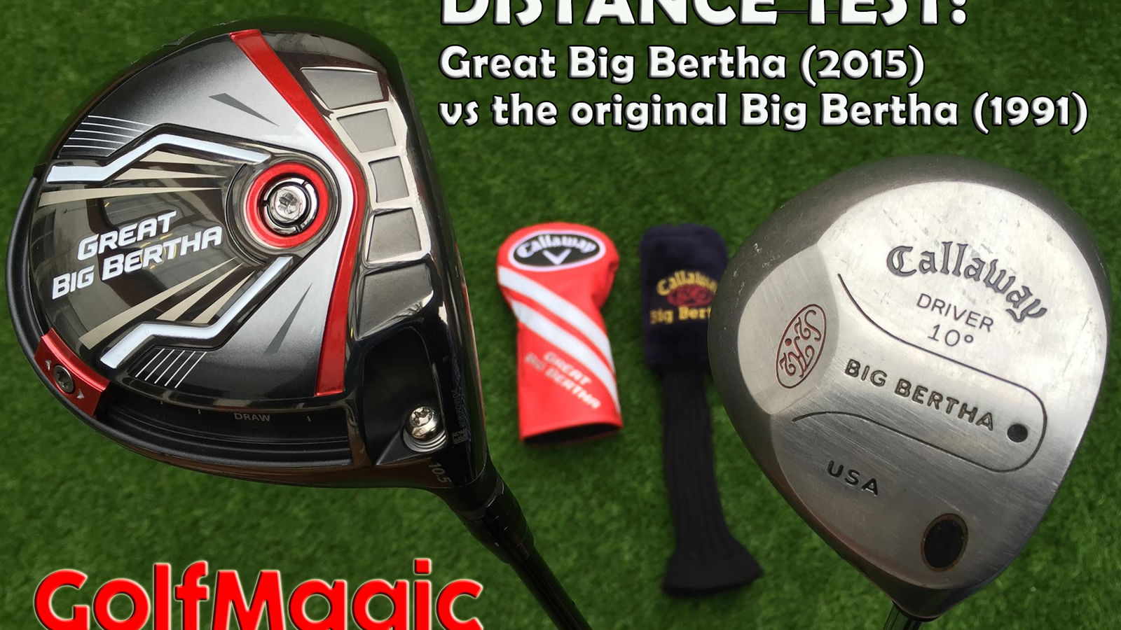 Callaway new v old driver: Distance Test