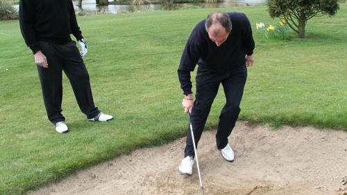 Short game golf tip No.3: Bunker flop shot