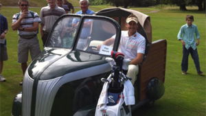 Poulter riding in style at Goodwood