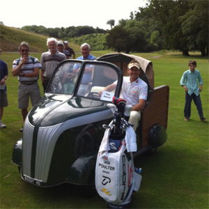 Poulter riding in style at Goodwood