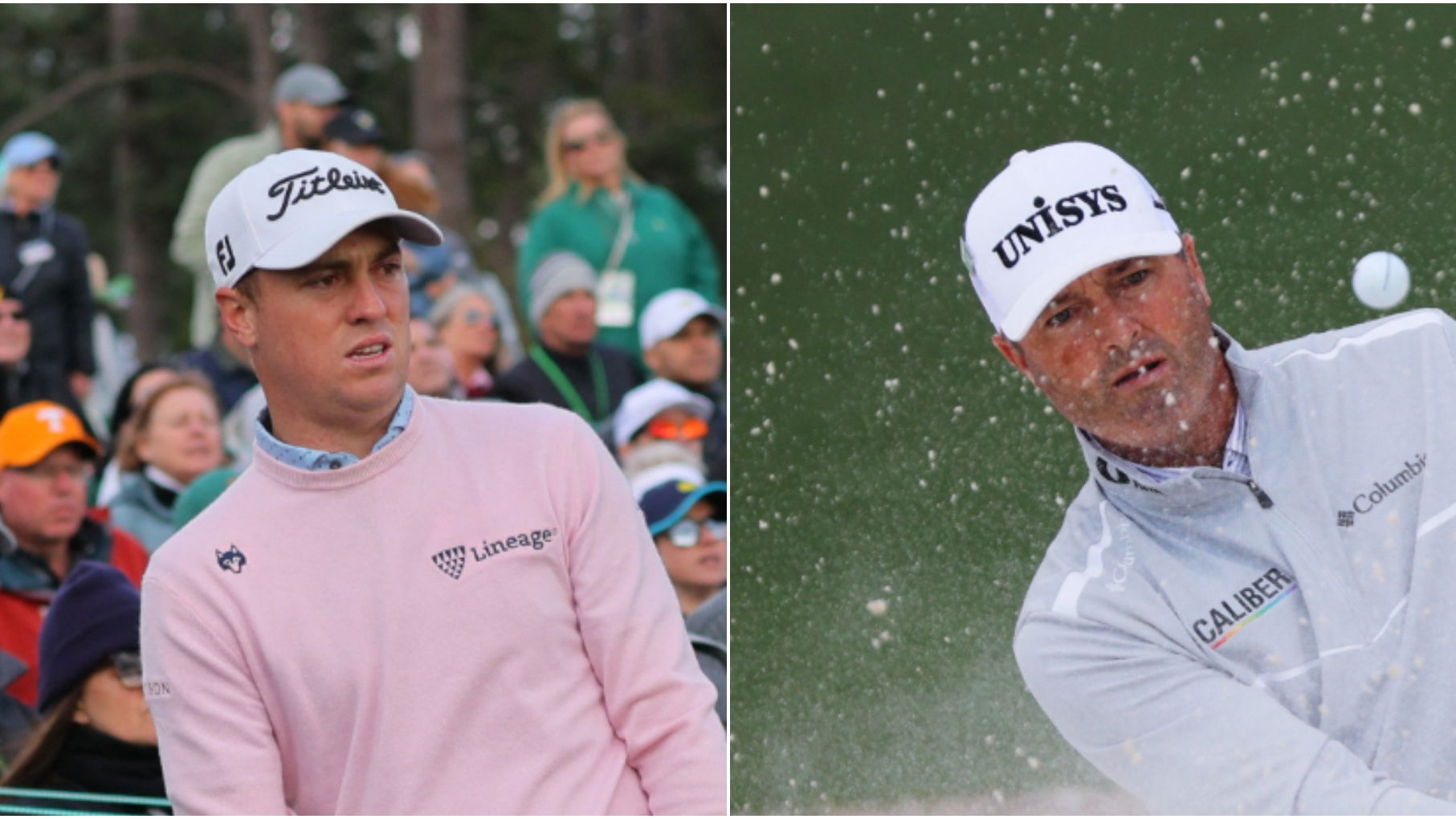 Justin Thomas reacts to Palmer's ability to always team up with the elite
