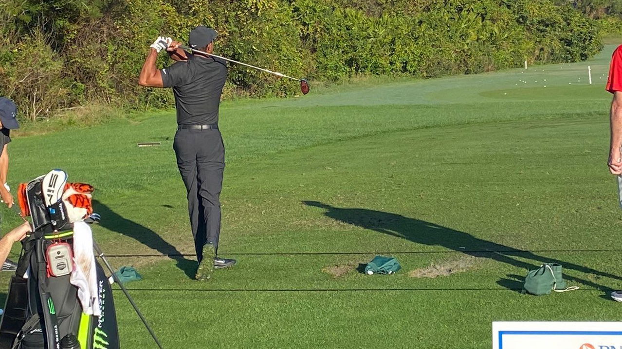 Tiger Woods is using a NEW TAYLORMADE DRIVER at the PNC Championship