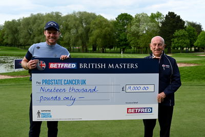 Danny Willett banks £19,000 for Prostate Cancer UK at Betfred British Masters