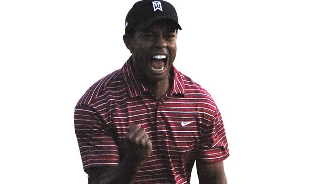 Tiger's topless surprise!