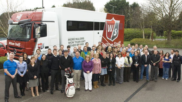 Wilson Staff Tour truck on the road