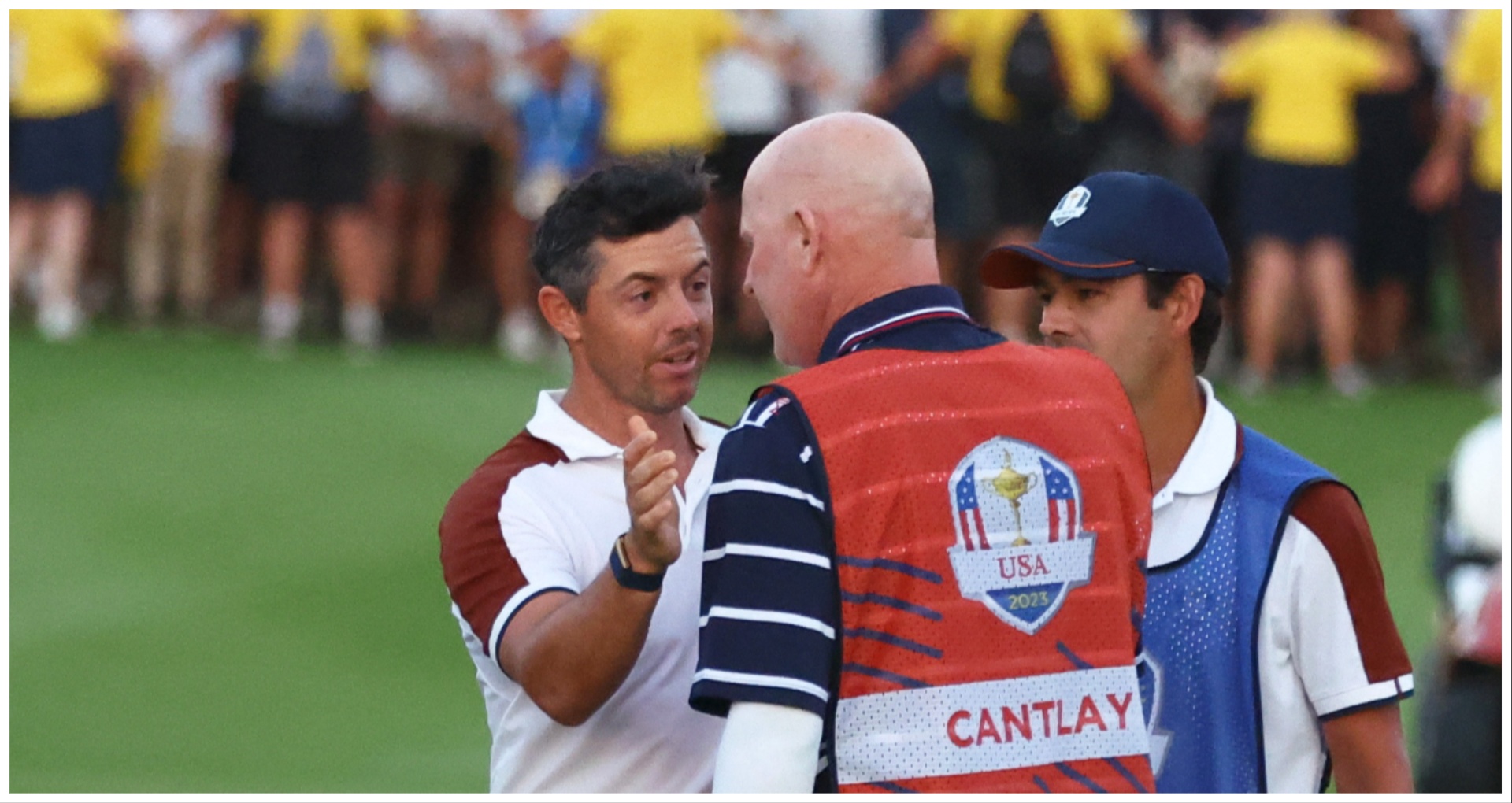 REVEALED: The text Joe LaCava sent to Rory McIlroy after furious Ryder Cup row