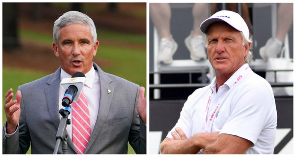 PGA Tour boss Jay Monahan REFUSES to answer question about LIV's Greg Norman